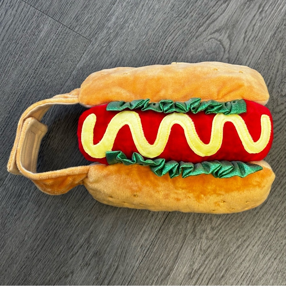 Dog Halloween “Hot Dog” costume, EUC